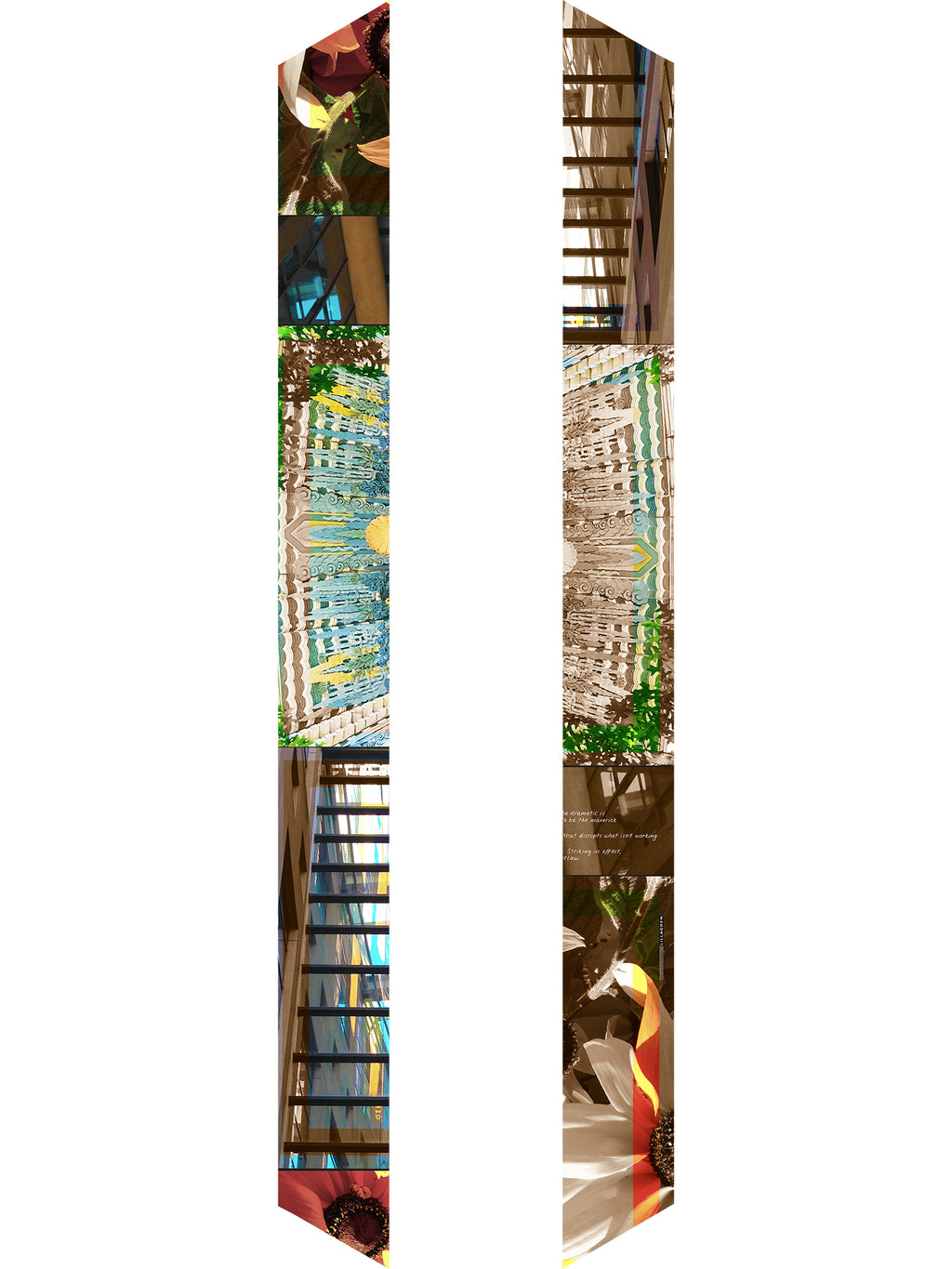 DRAMATIC SKINNY Vancouver Scarf