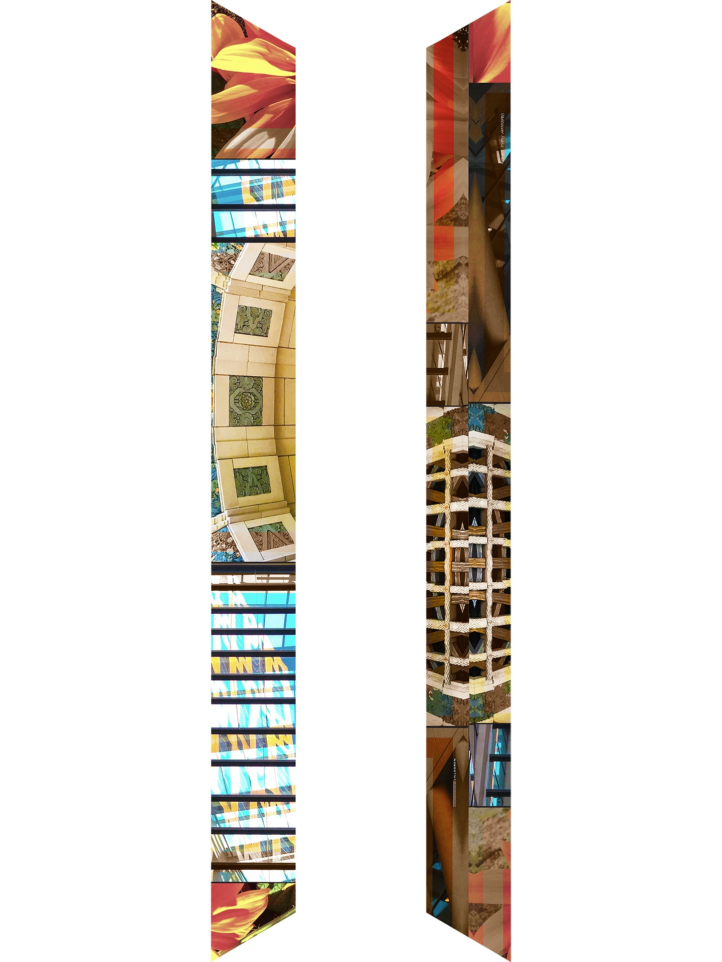 DRAMATIC SKINNY Vancouver Scarf