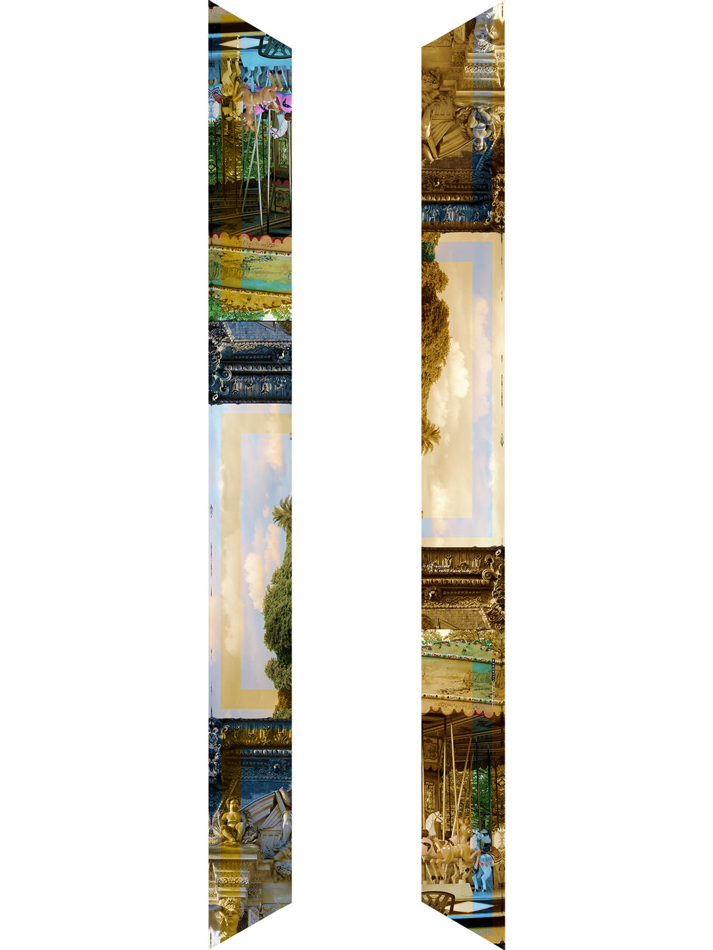 QUIET SKINNY Paris Scarf