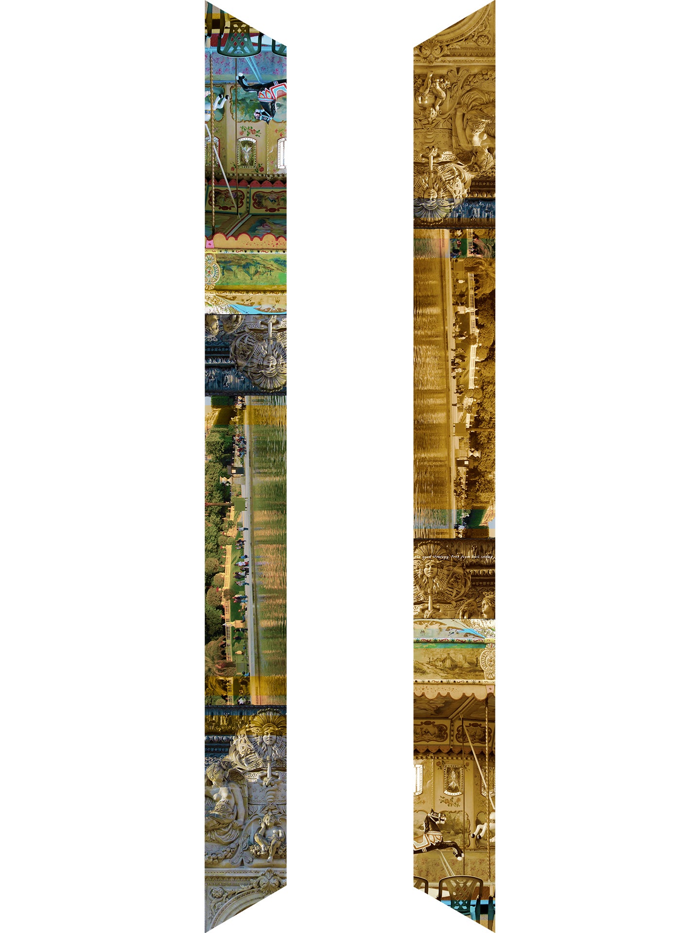 QUIET SKINNY Paris Scarf