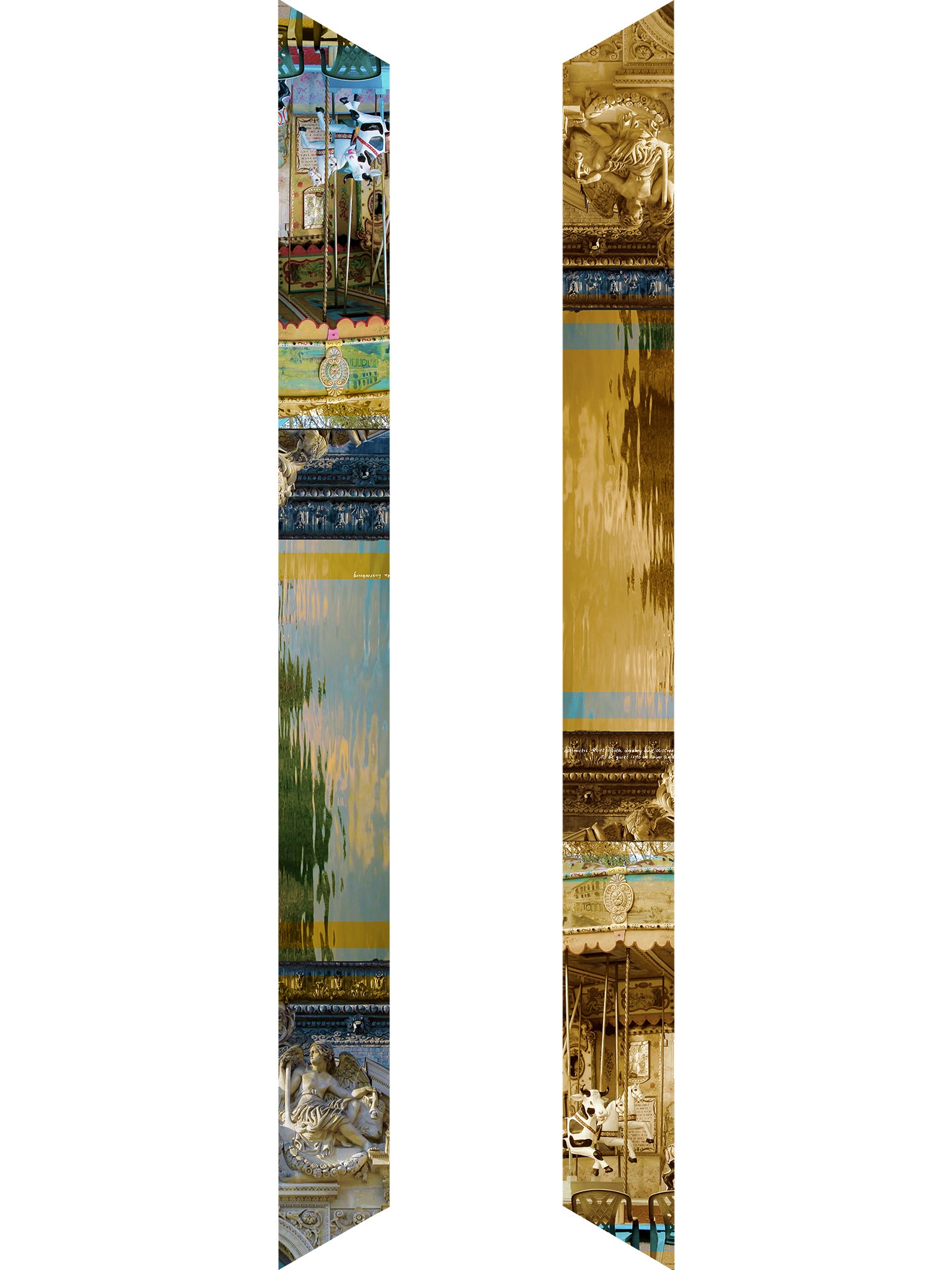 QUIET SKINNY Paris Scarf