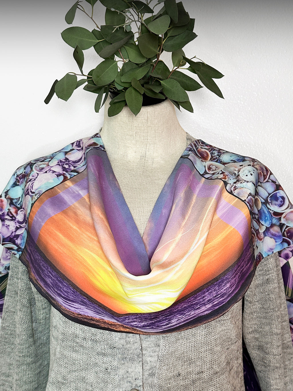 SASSY Slim Scarf: Clearwater Beach